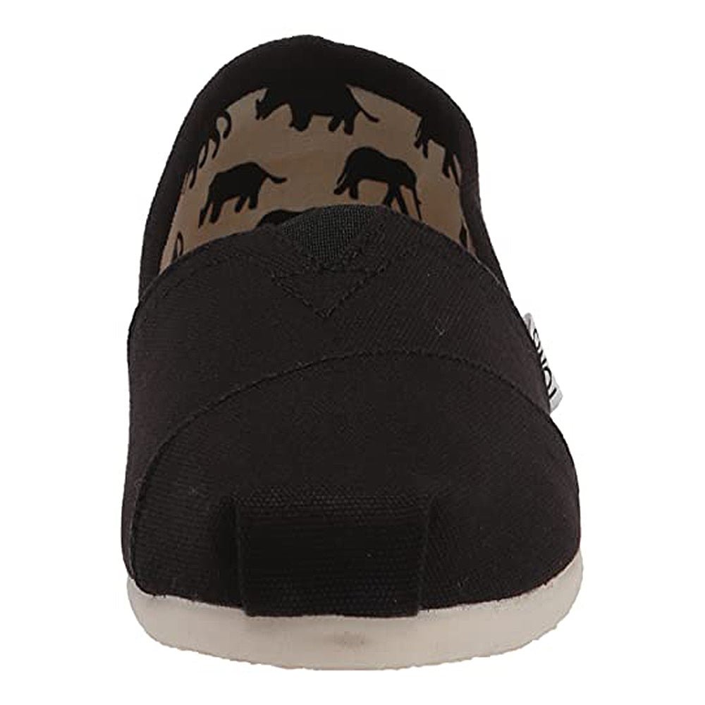 TOMS Classic Canvas - Women's Black Canvas Shoe Deals Outlet