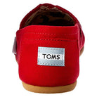 TOMS Classic Canvas - Women's Red Shoe Deals Outlet