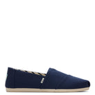 TOMS Classic Canvas - Women's Navy Recycled Cotton Canvas Shoe Deals Outlet