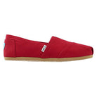 TOMS Classic Canvas - Women's Red Canvas Shoe Deals Outlet