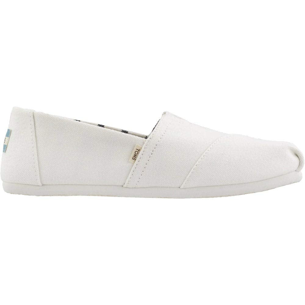 TOMS Classic Canvas - Women's White Canvas Shoe Deals Outlet
