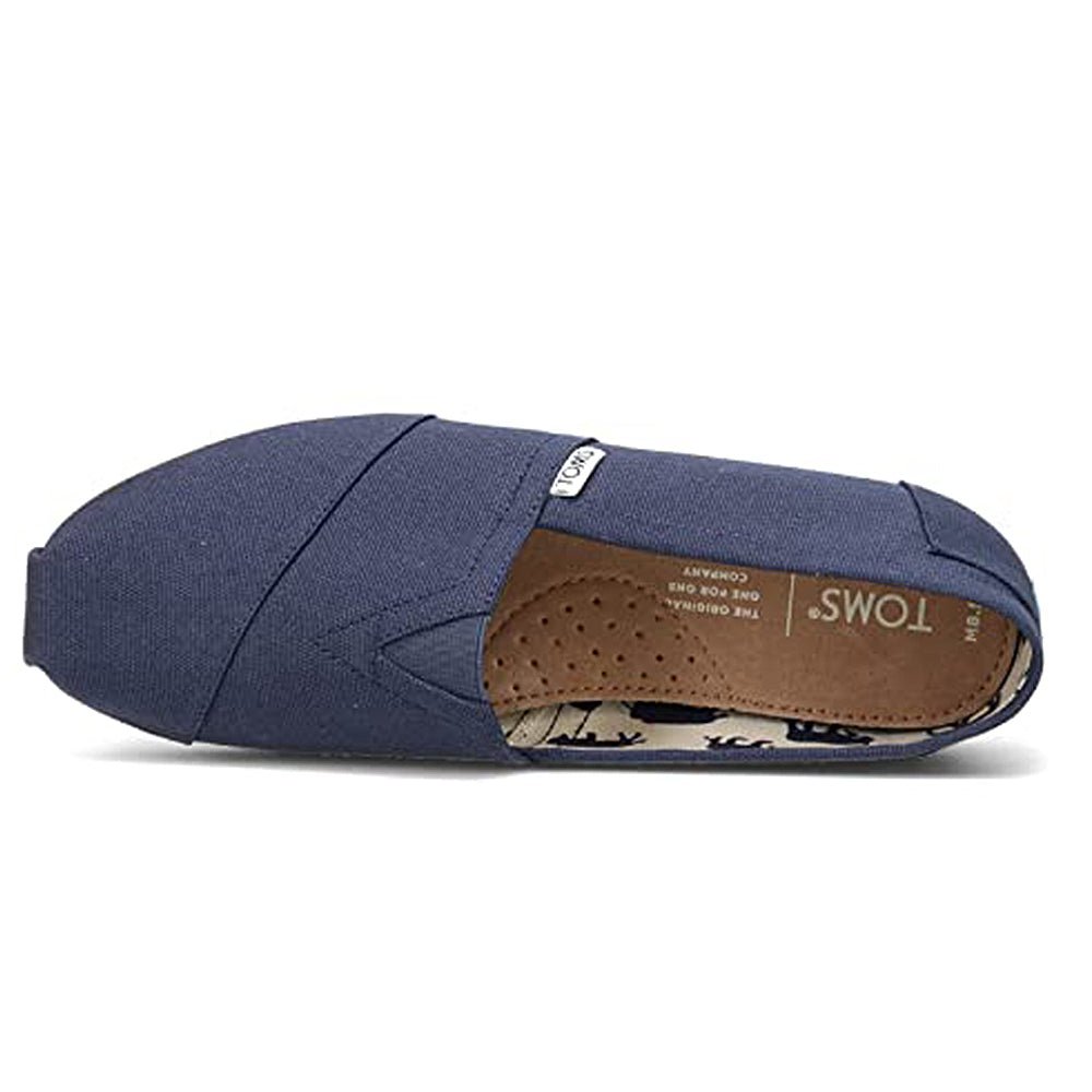 TOMS Classic Canvas - Women's Navy Canvas Shoe Deals Outlet