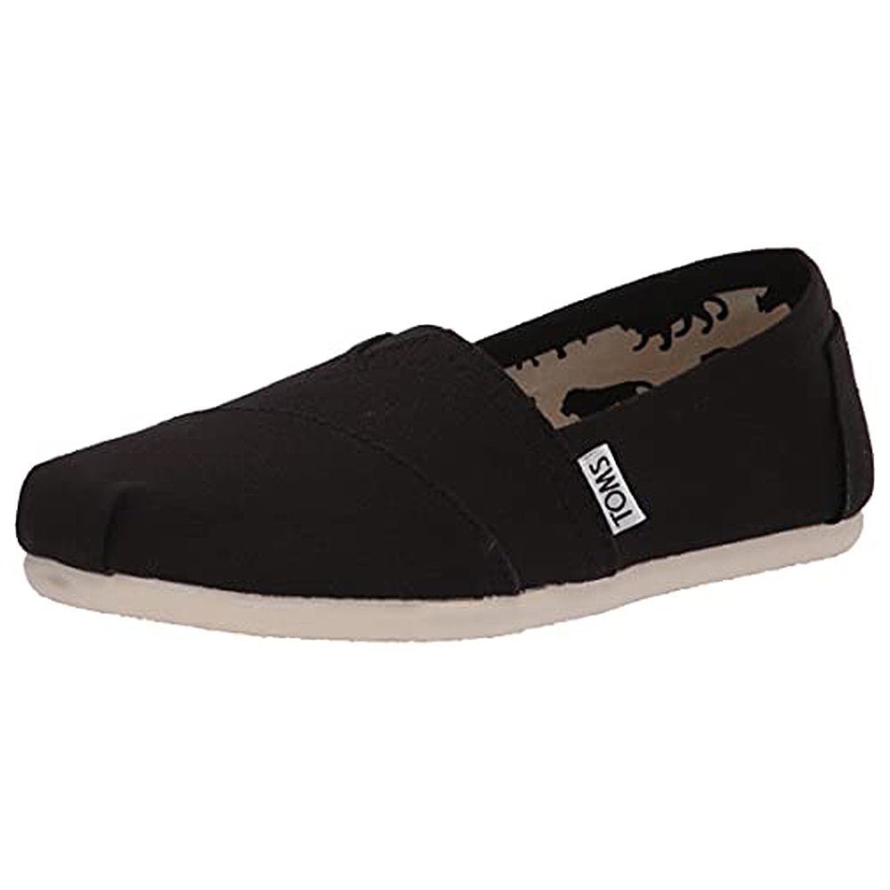 TOMS Classic Canvas - Women's Black Canvas Shoe Deals Outlet