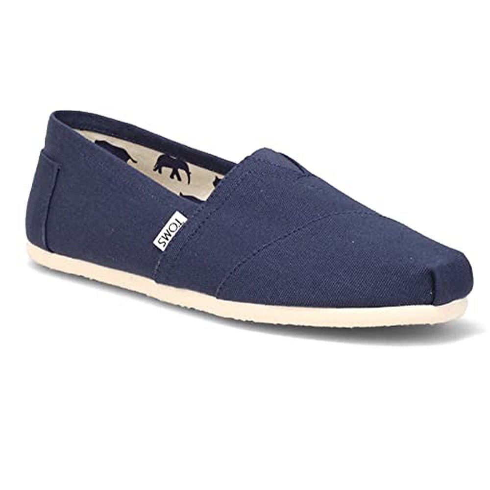 TOMS Classic Canvas - Women's Navy Canvas Shoe Deals Outlet