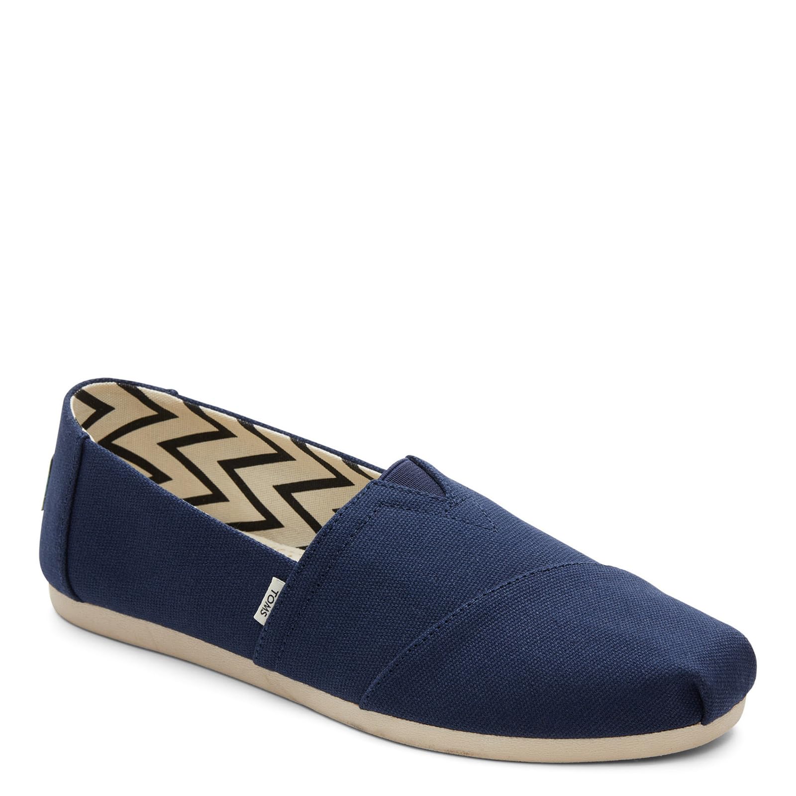 TOMS Classic Canvas - Women's Navy Recycled Cotton Canvas Shoe Deals Outlet