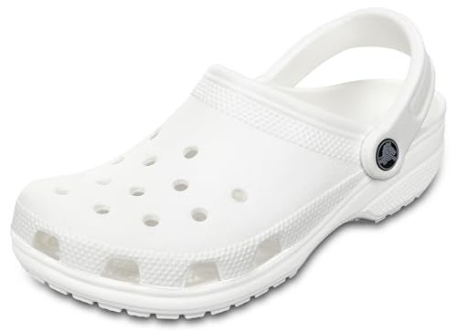 Crocs Classic Clog - Men's White Shoe Deals Outlet