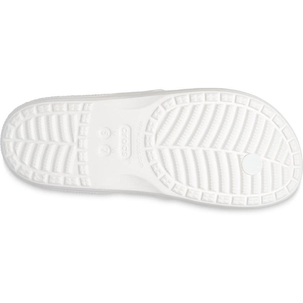 Crocs Classic Flip Flops - Unisex White/Multi Shoe Deals Outlet