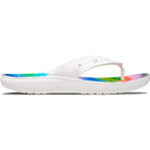 Crocs Classic Flip Flops - Unisex White/Multi Shoe Deals Outlet