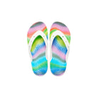 Crocs Classic Flip Flops - Unisex White/Multi Shoe Deals Outlet