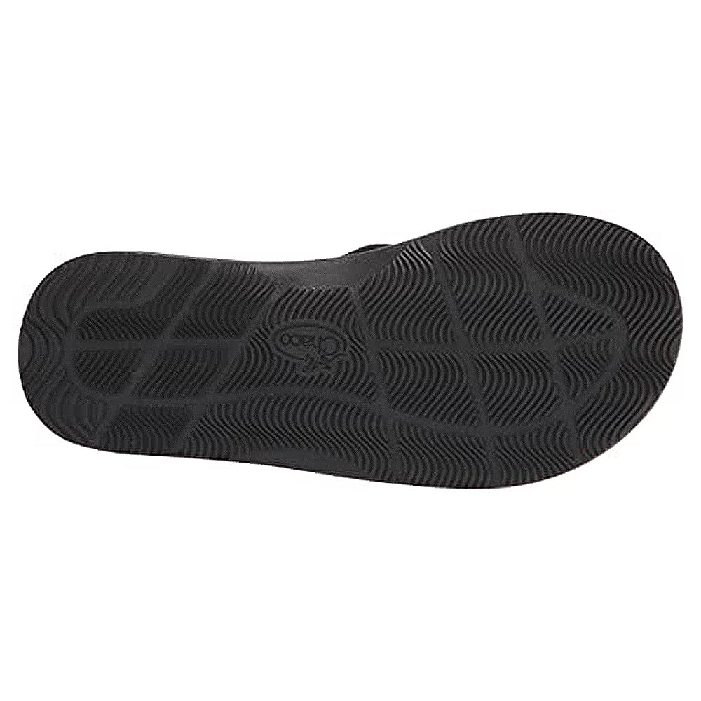 Chaco Classic Flip - Men's Solid Black Shoe Deals Outlet