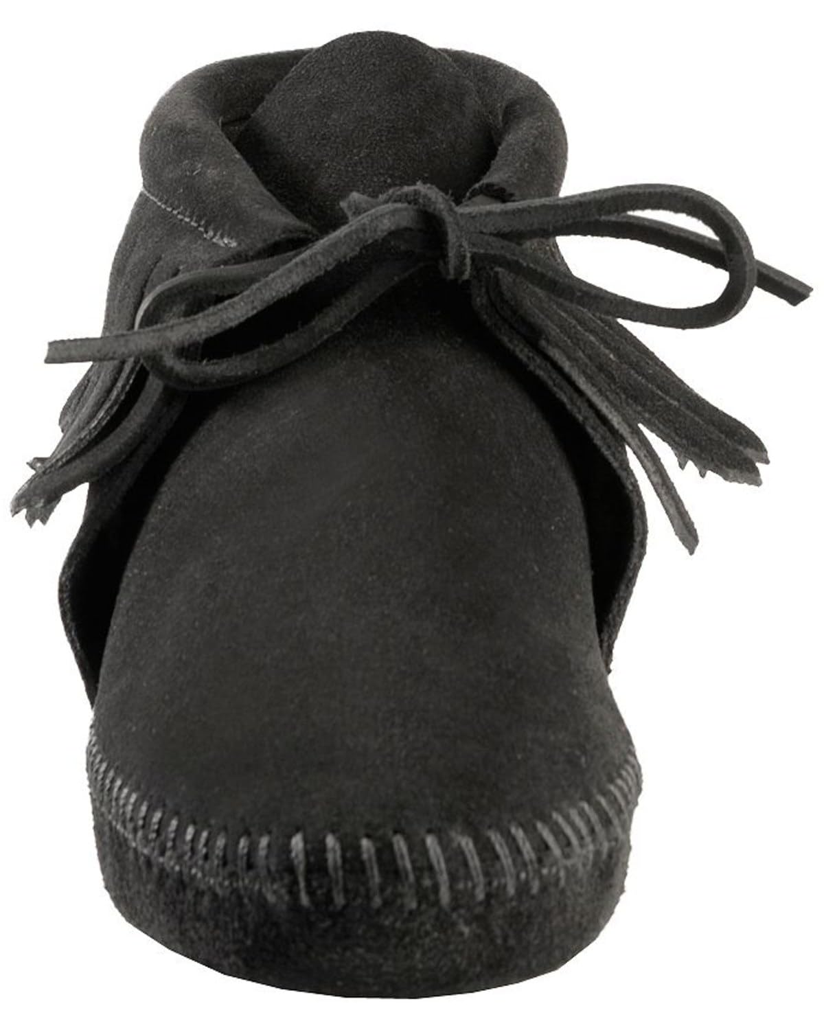 Minnetonka Classic Fringe Softsole Boot - Women's Softsole Black Shoe Deals Outlet