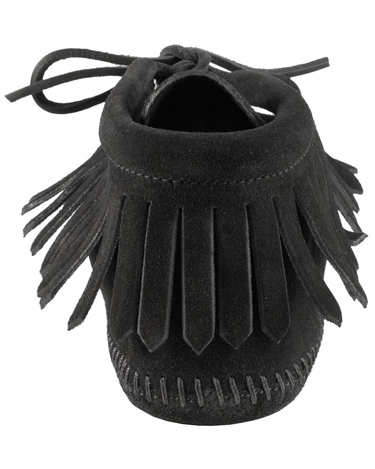 Minnetonka Classic Fringe Softsole Boot - Women's Softsole Black Shoe Deals Outlet