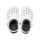 Crocs Classic Lined Clog - Kids White/Grey Shoe Deals Outlet