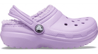Crocs Classic Lined Clog - Kids Orchid Shoe Deals Outlet