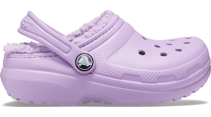 Crocs Classic Lined Clog - Kids Orchid Shoe Deals Outlet