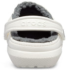 Crocs Classic Lined Clog - Men's White/Grey Shoe Deals Outlet