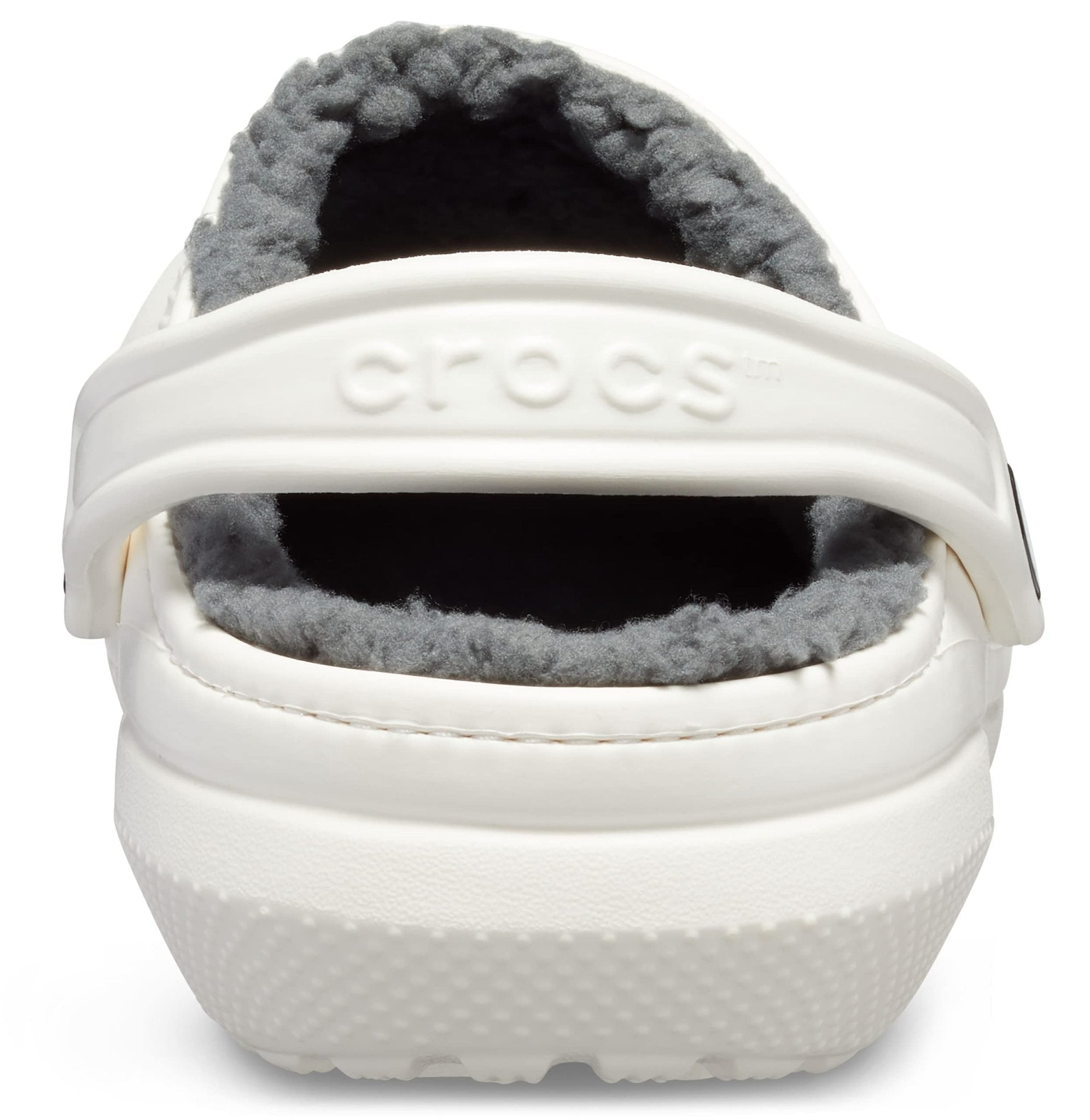 Crocs Classic Lined Clog - Men's White/Grey Shoe Deals Outlet