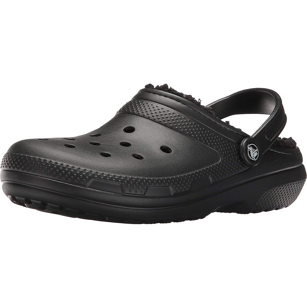 Crocs Classic Lined Clog - Unisex Black/Black Shoe Deals Outlet