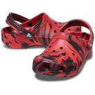 Crocs Classic Marbled Clog - Kids Pepper/Black Shoe Deals Outlet