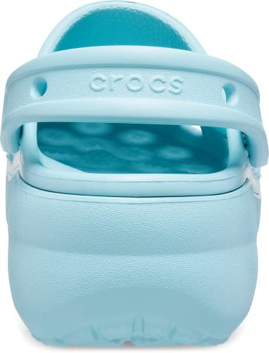 Crocs Classic Platform Clogs - Women's White Shoe Deals Outlet