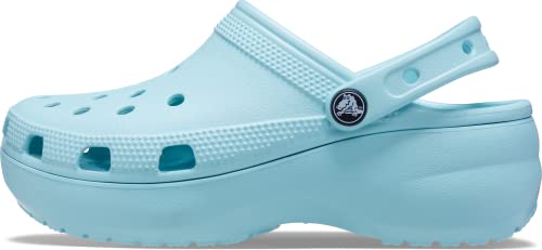 Crocs Classic Platform Clogs - Women's White Shoe Deals Outlet