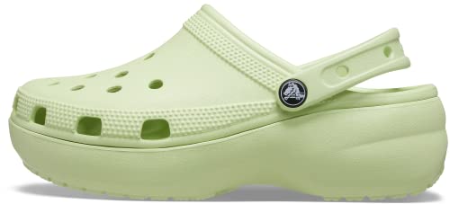 Crocs Classic Platform Clogs - Women's White Shoe Deals Outlet