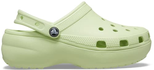 Crocs Classic Platform Clogs - Women's White Shoe Deals Outlet