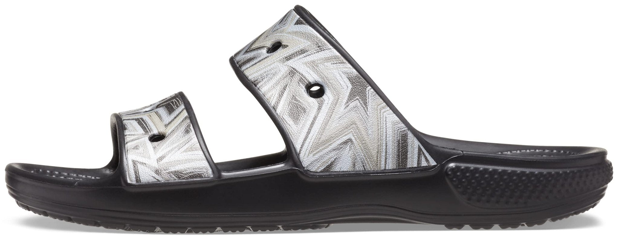 Crocs Classic Sandal - Unisex Disco Black/Multi Shoe Deals Outlet
