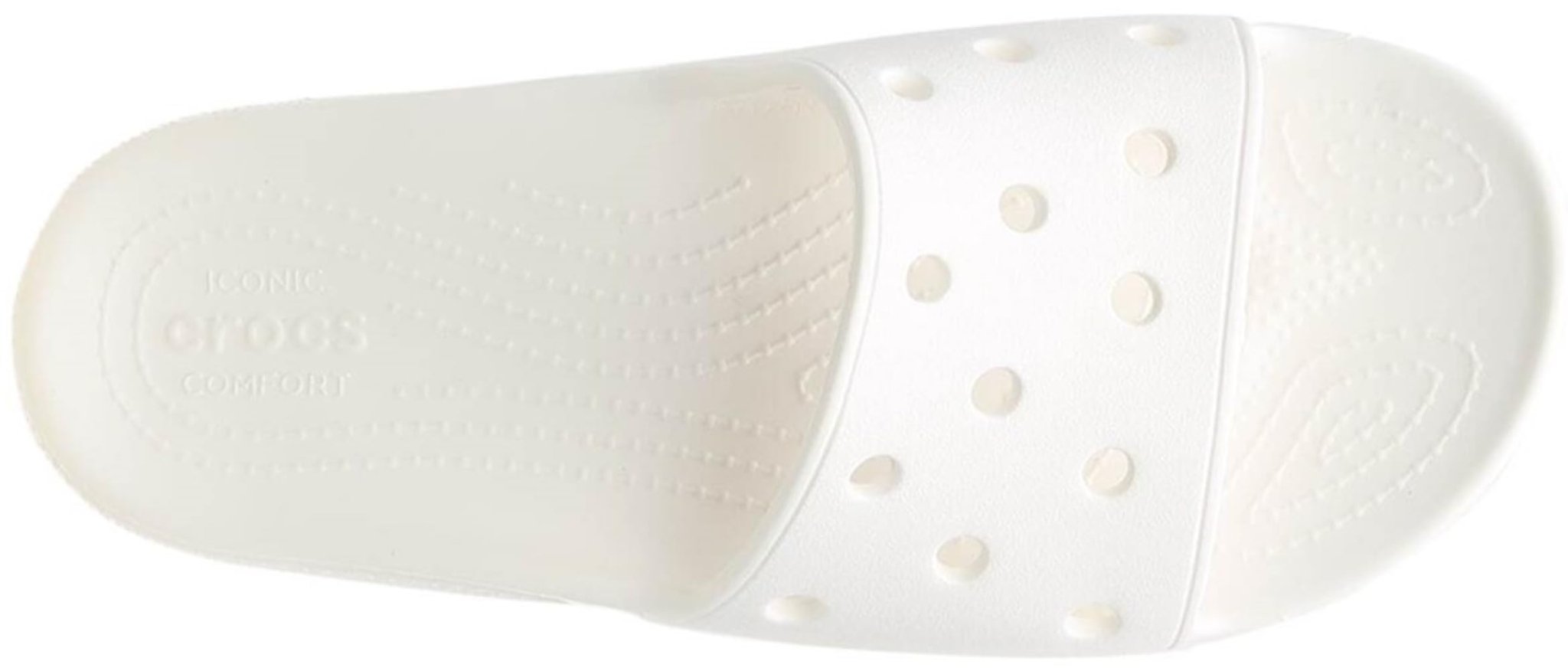 Crocs Classic Slide - Unisex White Shoe Deals Outlet