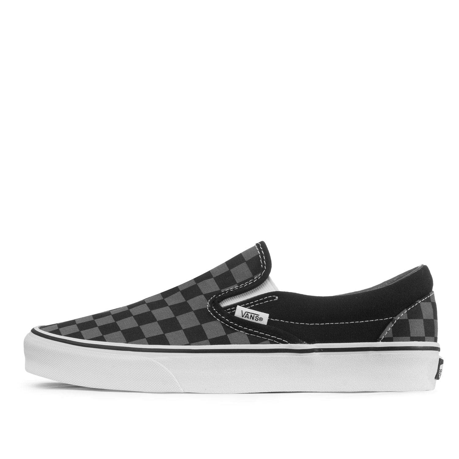 Vans Classic Slip - On - Unisex Black/Pewter Checkerboard Shoe Deals Outlet