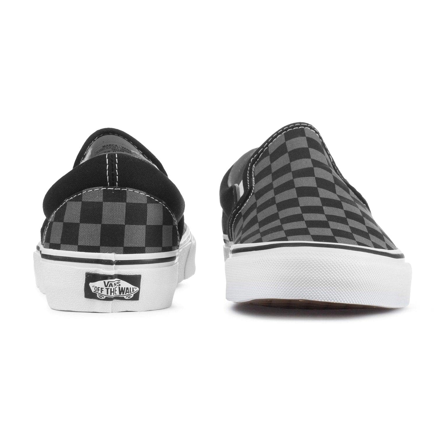 Vans Classic Slip - On - Unisex Black/Pewter Checkerboard Shoe Deals Outlet