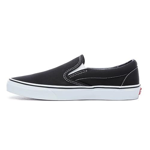 Vans Classic Slip - On - Unisex Black/White Shoe Deals Outlet