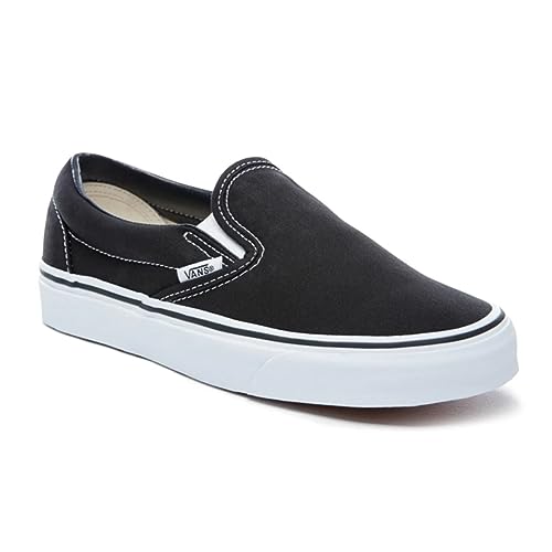 Vans Classic Slip - On - Unisex Black/White Shoe Deals Outlet