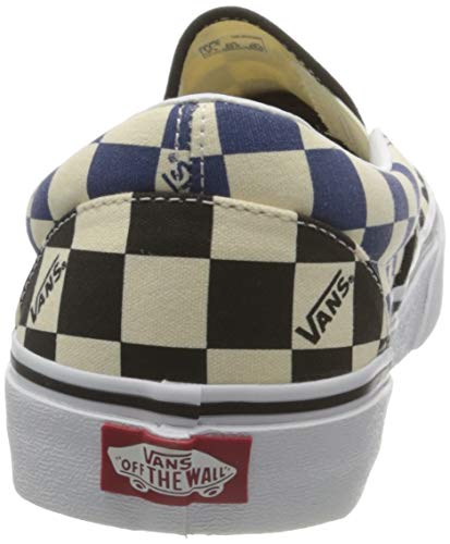 Vans Classic Slip - On - Unisex Big Check Black/Navy Shoe Deals Outlet