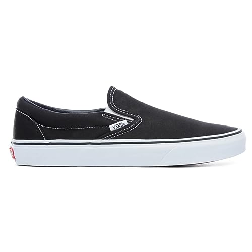Vans Classic Slip - On - Unisex Black/White Shoe Deals Outlet