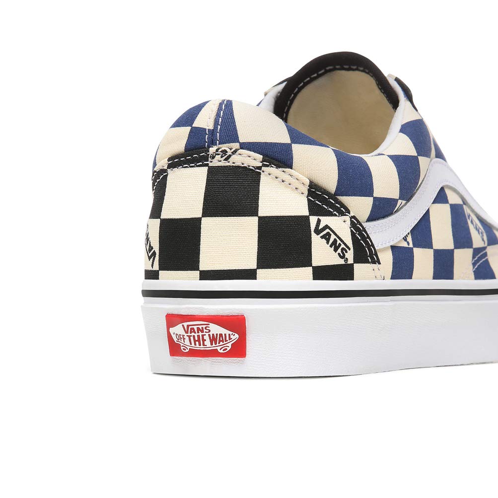 Vans Classic Slip - On - Unisex Big Check Black/Navy Shoe Deals Outlet