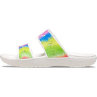 Crocs Classic Spray Dye Sandal - Unisex White/Spray Dye Shoe Deals Outlet
