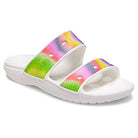 Crocs Classic Spray Dye Sandal - Unisex White/Spray Dye Shoe Deals Outlet