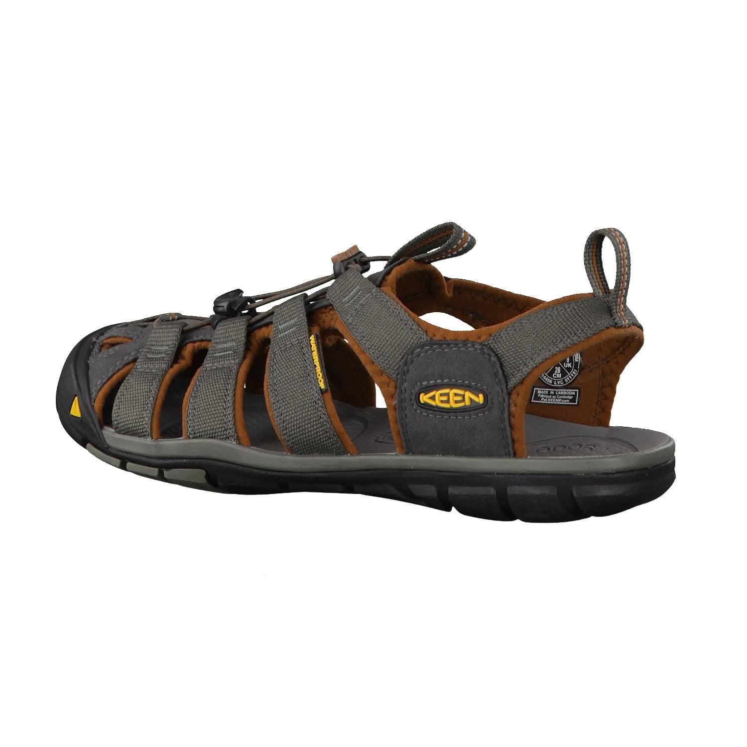 KEEN Clearwater CNX - Men's Raven/Tortoise Shell Shoe Deals Outlet