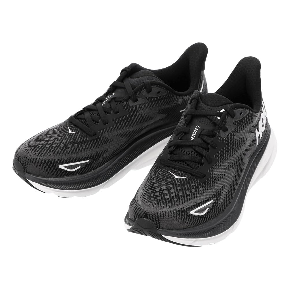 Hoka CLIFTON 9 - Men's Black /Black Shoe Deals Outlet