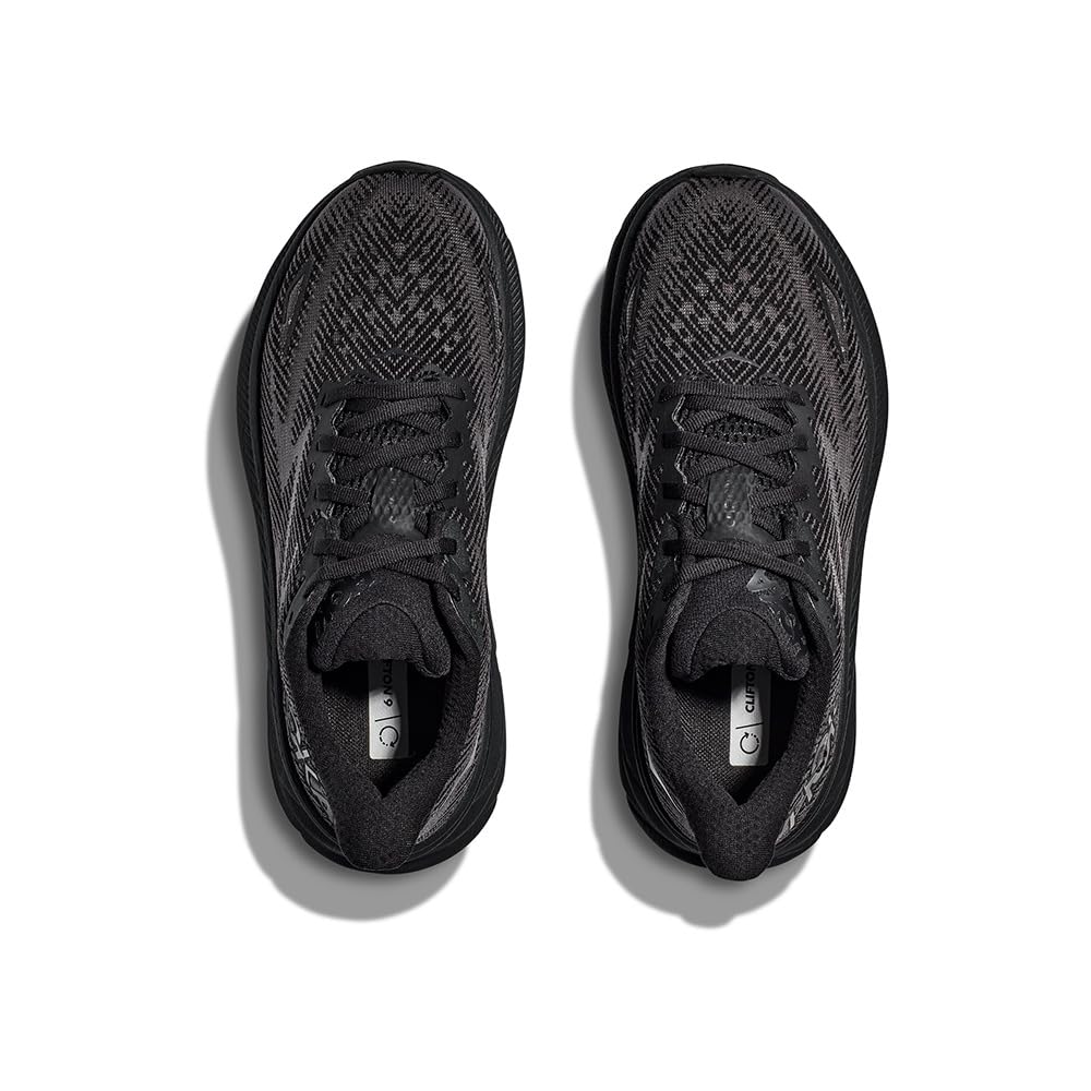 Hoka CLIFTON 9 - Men's Black /Black Shoe Deals Outlet