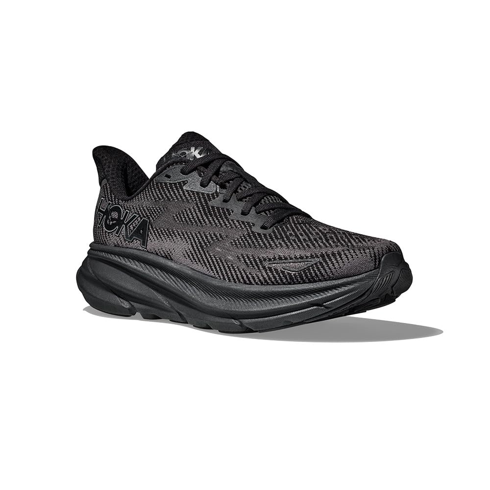 Hoka CLIFTON 9 - Men's Black /Black Shoe Deals Outlet