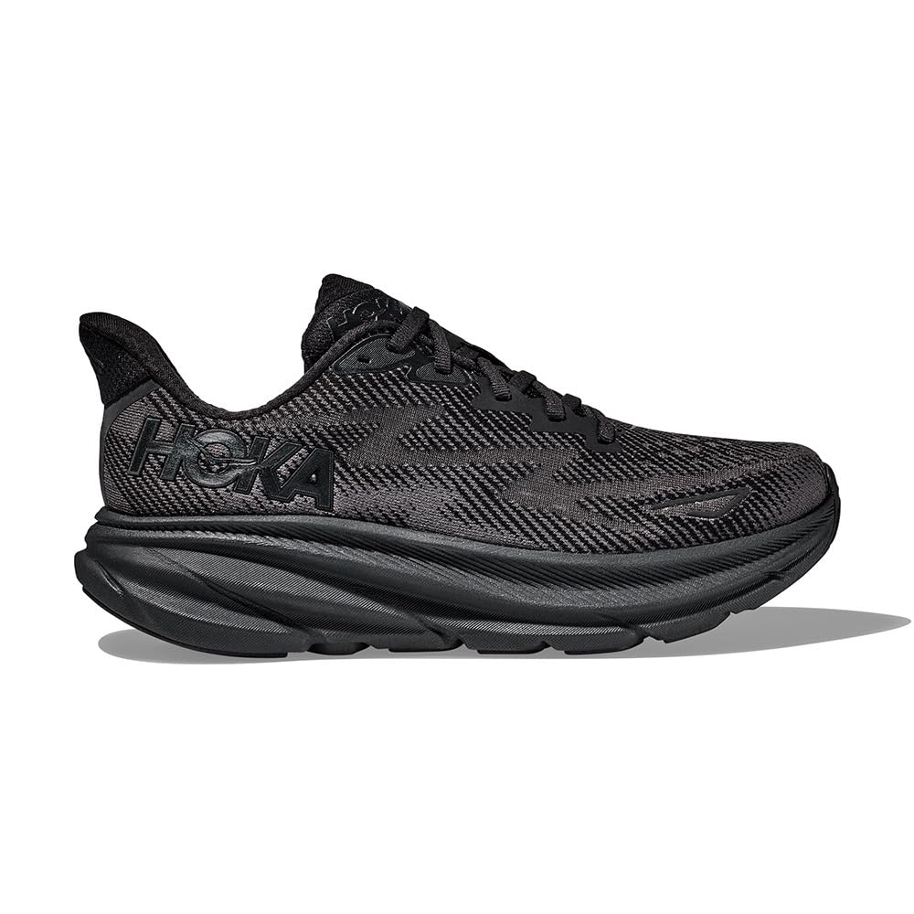 Hoka CLIFTON 9 - Men's Black /Black Shoe Deals Outlet