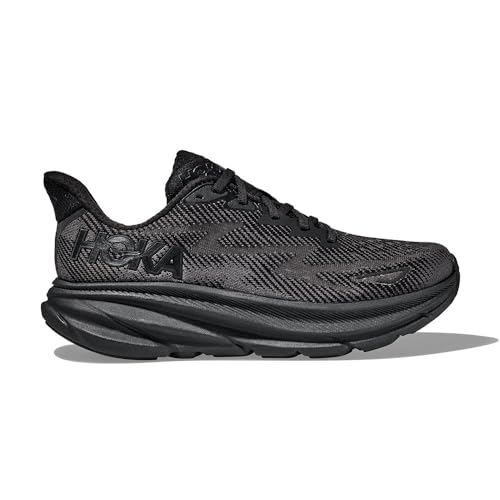Hoka CLIFTON 9 - Men's Black /Black Shoe Deals Outlet