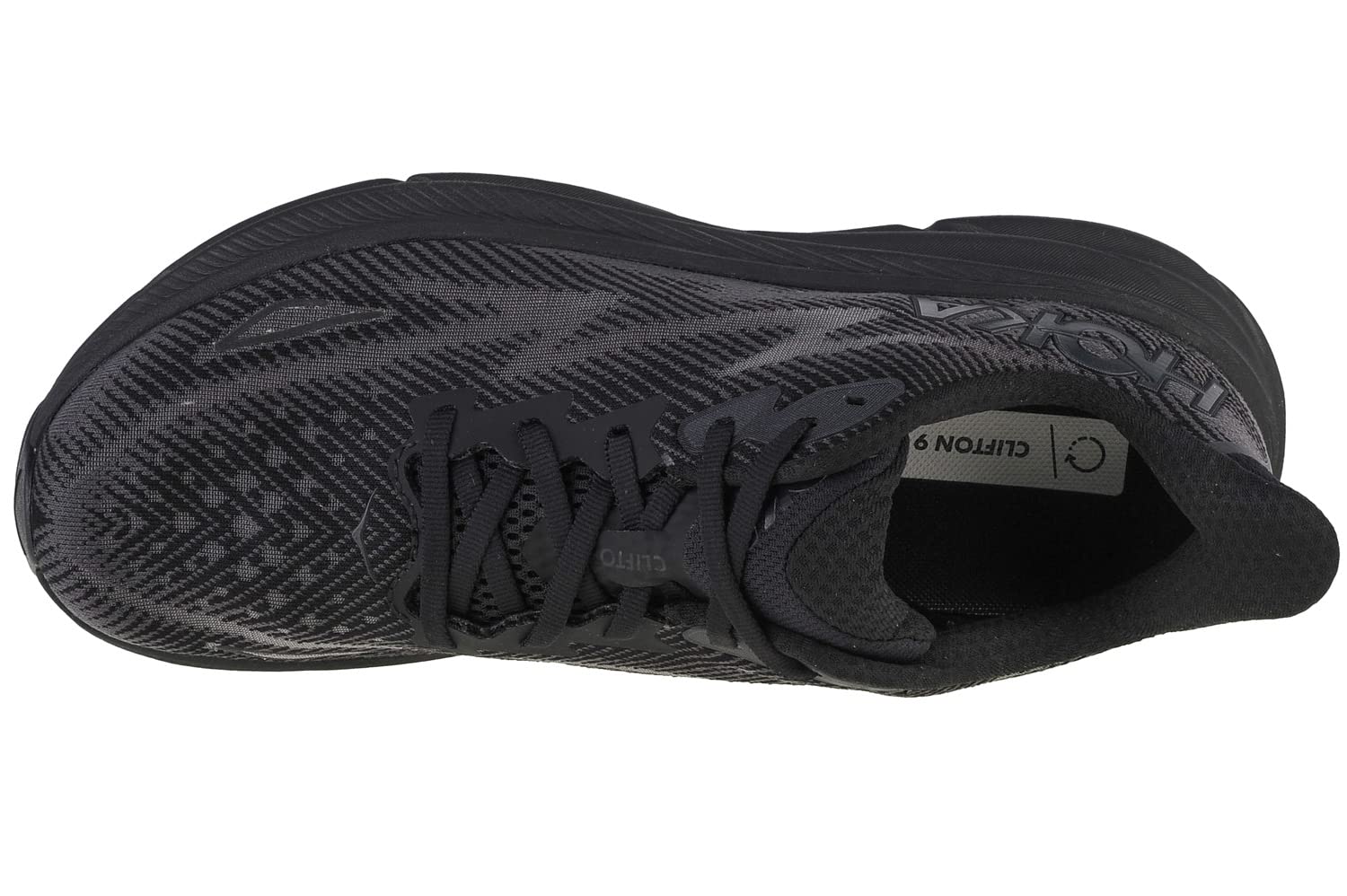 Hoka CLIFTON 9 - Men's Black /Black Shoe Deals Outlet