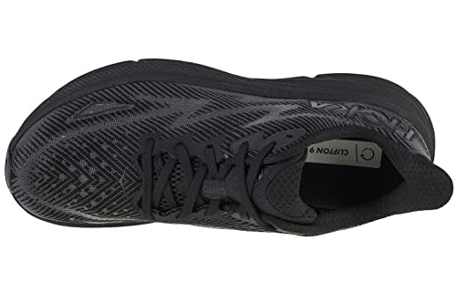 Hoka CLIFTON 9 - Men's Black /Black Shoe Deals Outlet