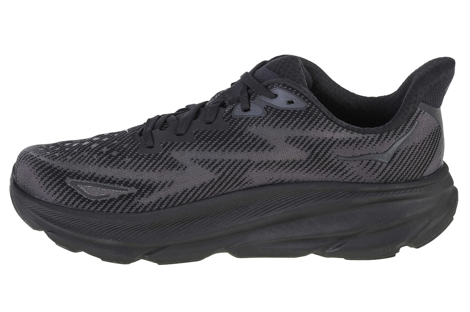 Hoka CLIFTON 9 - Men's Black /Black Shoe Deals Outlet
