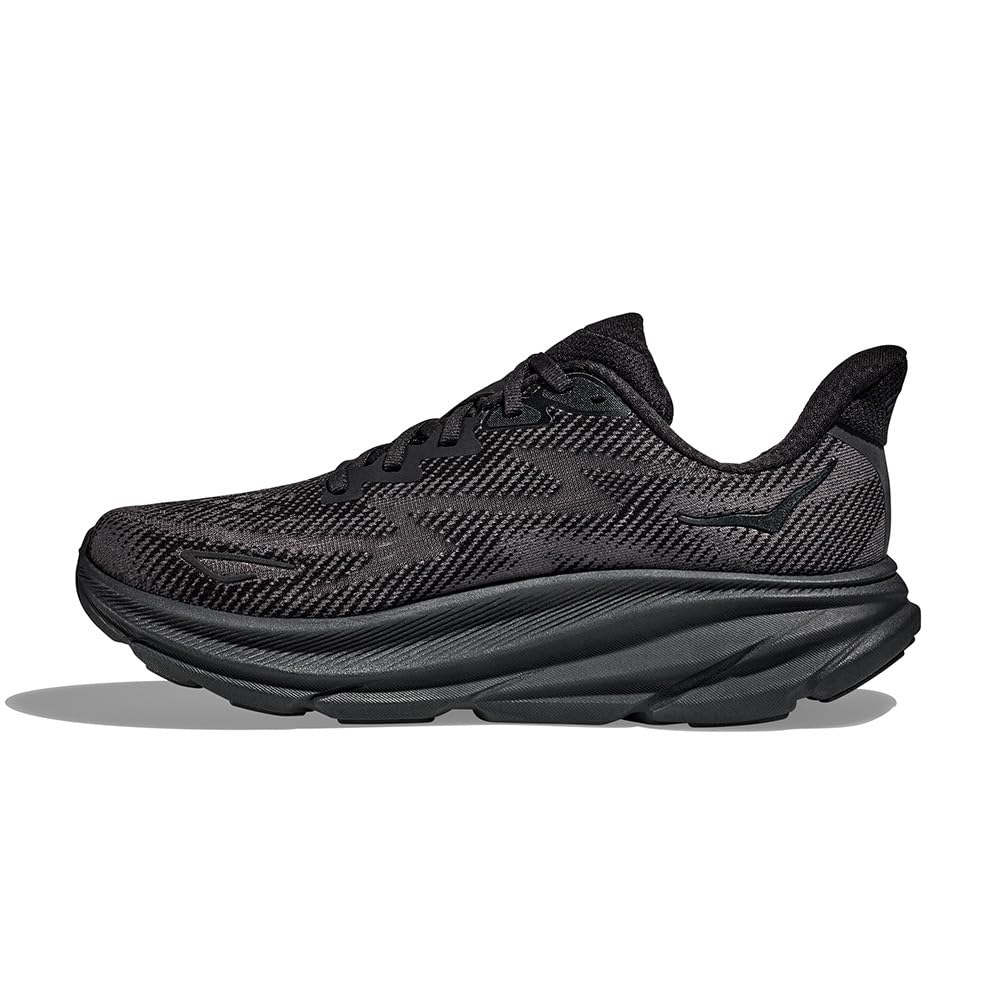Hoka CLIFTON 9 - Men's Black /Black Shoe Deals Outlet