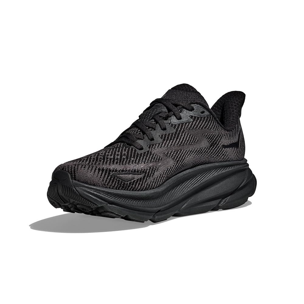 Hoka CLIFTON 9 - Men's Black /Black Shoe Deals Outlet