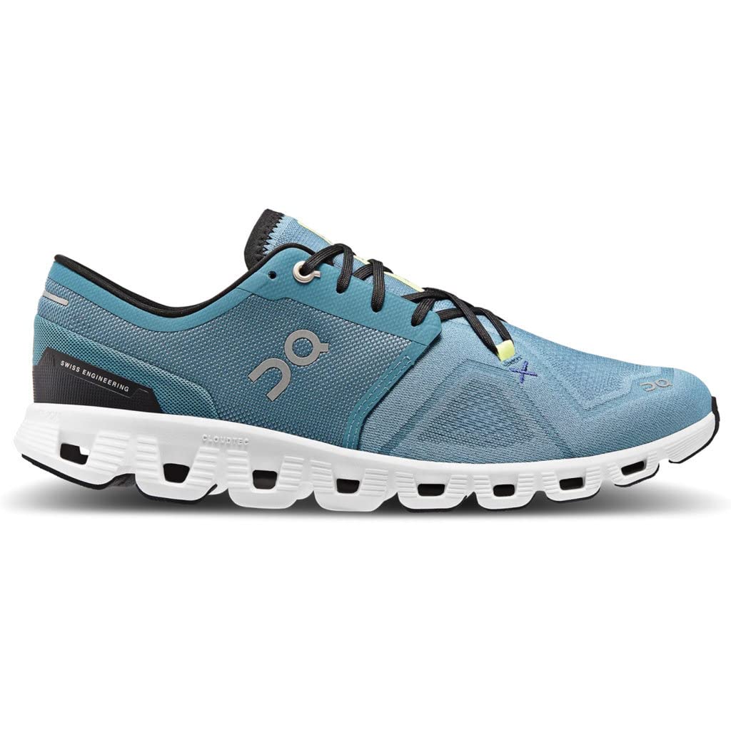 On Cloud X 3 - Men's Pewter White Shoe Deals Outlet